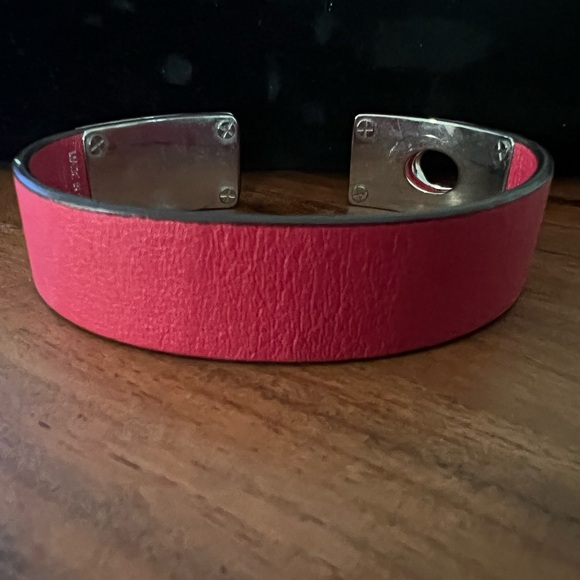 Coach Signature Turnlock Leather Bracelet - Picture 2 of 3